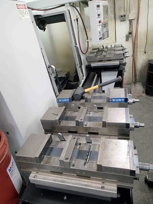 Haas #VF-2, vertical machining center, 30" X, 16" Y, 20" Z, 36" x14"tbl., 4-Axis, Midaco pallet changer, Kurt - Image 9