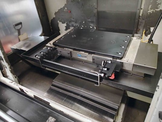 Haas #VF-2, vertical machining center, 30" X, 16" Y, 20" Z, 36" x14"tbl., 4-Axis, Midaco pallet changer, Kurt - Image 10
