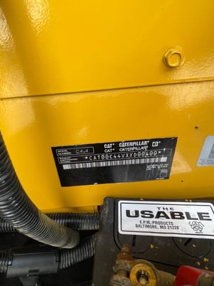 45 KW Caterpillar #XQ45, trailer mounted, sound attenuated enclosure, Tier 2, 10459 hours, 2006, $23k - Image 6