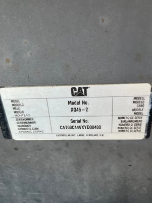 45 KW Caterpillar #XQ45, trailer mounted, sound attenuated enclosure, Tier 2, 10459 hours, 2006, $23k - Image 8