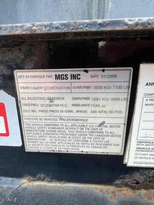 45 KW Caterpillar #XQ45, trailer mounted, sound attenuated enclosure, Tier 2, 10459 hours, 2006, $23k - Image 10