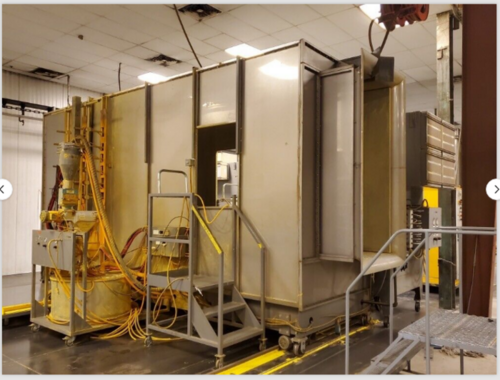 Illinois Tool Works MCRS Reclaim Powder Booth 3x7 Part Opening Booth Mover System #B-289 - Image 1