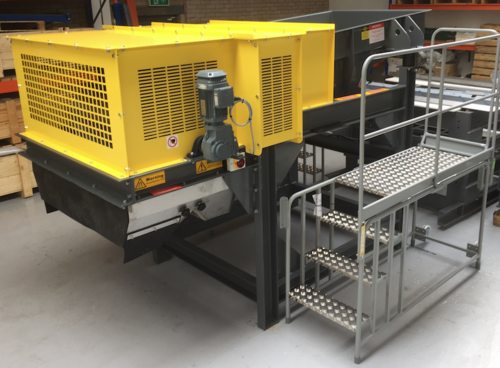 Magnapower #RESort 80" metal recovery/sorting system,chute for Fe & residue with adjustable splitter - Image 4
