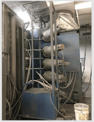 Nordson #CK5 Cyclo-Kinetic, Powder Coating Booth System, refurbished - Image 1