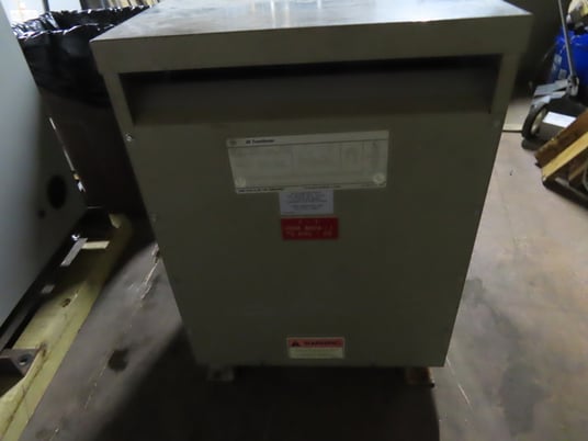 20 KVA 460 Primary, 460/266 Secondary, General Electric 9T23B4001G22 transformer, 1 yr warranty - Image 8