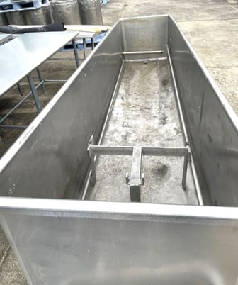300 Gallon COP Trough w/Plug valve, 24" width x 22" deep x 10' L - Image 5