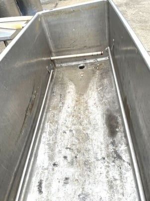 300 Gallon COP Trough w/Plug valve, 24" width x 22" deep x 10' L - Image 6