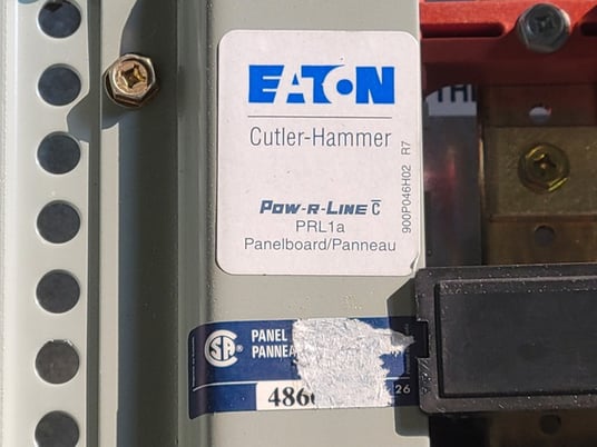 Eaton Cutler-Hammer PL1 A panelboard / breaker panel box, 42 circuits, new surplus, 2009 - Image 5