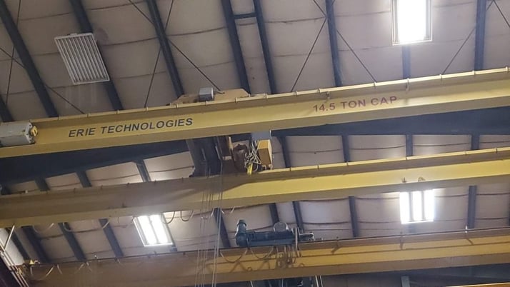 14 Ton, R & M, 40' 0" Span, 39' lift, radio, VFD all motions, 2012/1996 [#2357] - Image 2