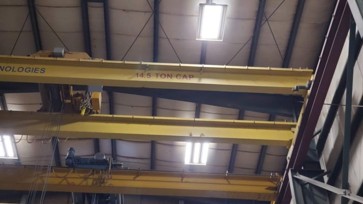 14 Ton, R & M, 40' 0" Span, 39' lift, radio, VFD all motions, 2012/1996 [#2357] - Image 4