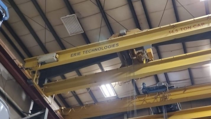 14 Ton, R & M, 40' 0" Span, 39' lift, radio, VFD all motions, 2012/1996 [#2357] - Image 5