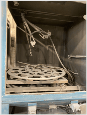 Automatic Rotary Shot Blast, Guyson #RSSA-9, w/ Cyclone Reclaim & Dust Collector - Image 1