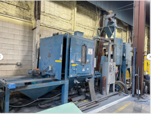 Automatic Rotary Shot Blast, Guyson #RSSA-9, w/ Cyclone Reclaim & Dust Collector - Image 3