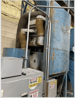 Automatic Rotary Shot Blast, Guyson #RSSA-9, w/ Cyclone Reclaim & Dust Collector - Image 4