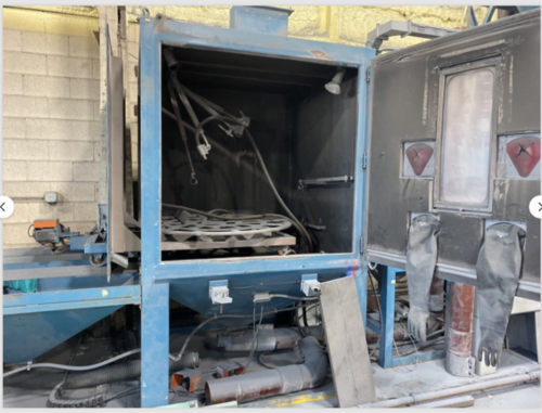 Automatic Rotary Shot Blast, Guyson #RSSA-9, w/ Cyclone Reclaim & Dust Collector - Image 5