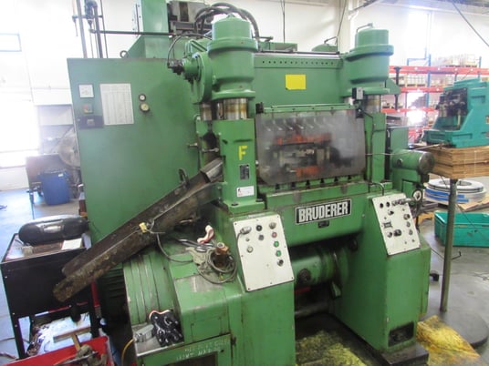 60 Ton, Bruderer #BSTA60H, high speed straight side, 4 pillar precision press, 3" stroke, 150-800 SPM variable - Image 1