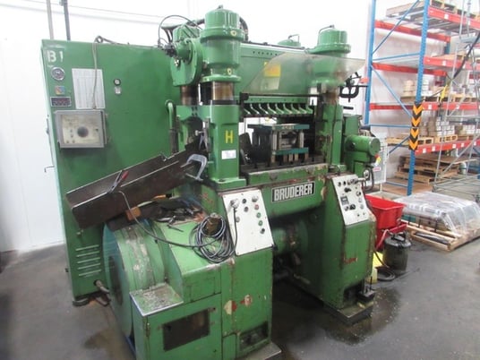 60 Ton, Bruderer #BSTA60H, high speed straight side press, 3" stroke, 150-800 SPM variable - Image 1