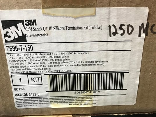 3M termination & splice kits, new for Sale | Surplus Record