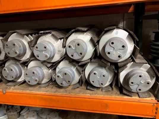 Insulators, porcelain 69 KV station post insulator, 3 way switch, 3 vacuum interrupters, never used - Image 1