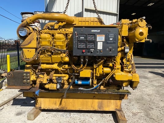 1675 HP Caterpillar #3512B, diesel marine engine, 1600 RPM, 1999 - Image 5