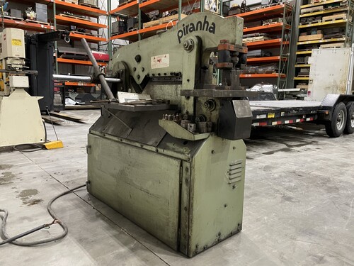 Piranha #P50, ironworker, 50 ton, #16267 - Image 7