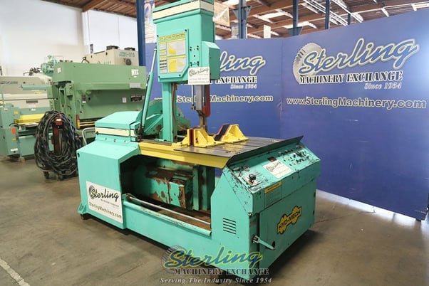 18" x 20" Hyd-Mech #V-18, Tilt Frame Vertical Bandsaw, 19" wheel diameter, 385 FPM, 5 HP - Image 4