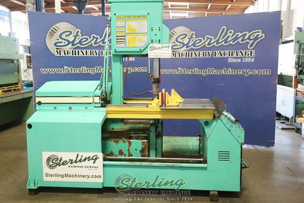 18" x 20" Hyd-Mech #V-18, Tilt Frame Vertical Bandsaw, 19" wheel diameter, 385 FPM, 5 HP - Image 9