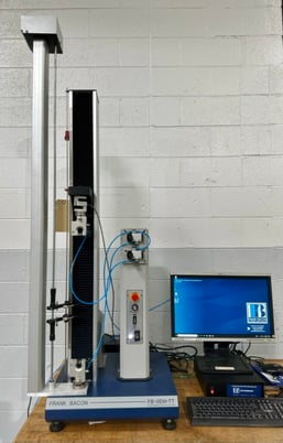 1125 lbf. (5kN) Frank Bacon #FB-EMS-TT, Single Column Tension and Compression Testing Machine with Precision - Image 1