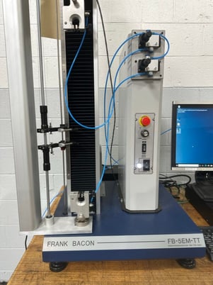 1125 lbf. (5kN) Frank Bacon #FB-EMS-TT, Single Column Tension and Compression Testing Machine with Precision - Image 3