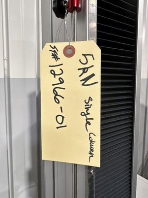 1125 lbf. (5kN) Frank Bacon #FB-EMS-TT, Single Column Tension and Compression Testing Machine with Precision - Image 8