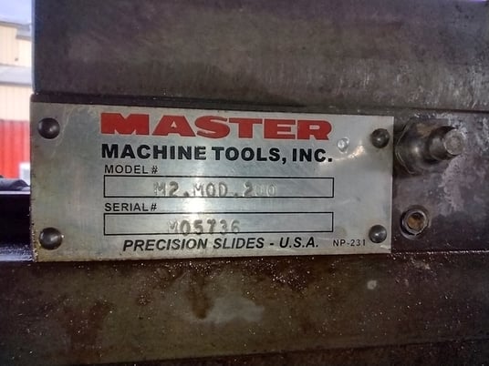 2 axis precision machine slide, Master Machine Tools #M2.MOD.200 - Image 2