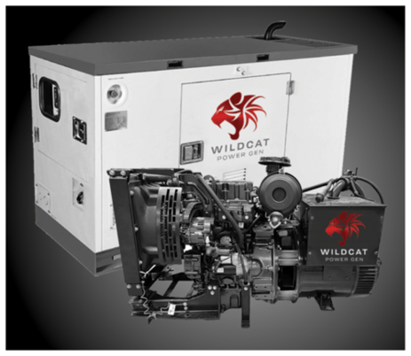 15 KW Wildcat Power Gen #Renegade, diesel generator, 208/240/480 Volts - Image 1