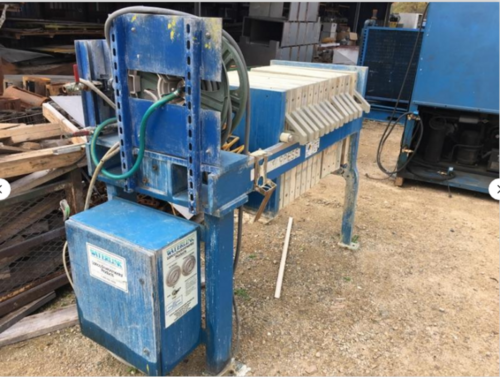 24.75" Lanco Manual / Hydraulic Filter Press - 4.0 Lanco Manual Foot - Image 1