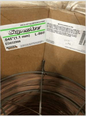 Lincoln Electric SuperArc #ED032906. L-56 Wire - Image 1
