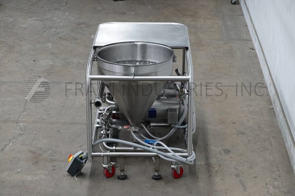 Admix #FF425, 316 Stainless Steel in line integrated mixing system, 7.5 HP, mounted on 4 leg Stainless Steel - Image 4