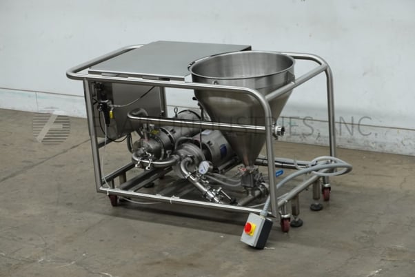 Admix #FF425, 316 Stainless Steel in line integrated mixing system, 7.5 HP, mounted on 4 leg Stainless Steel - Image 5