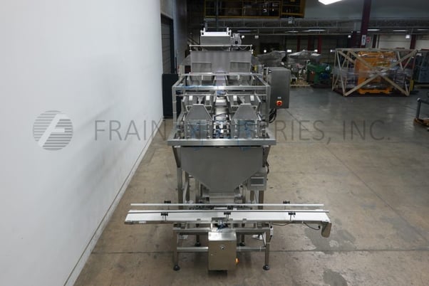 50 lb. Ohlson #2XL2, automatic, Stainless Steel, (2) scale, weighing system with inclined cleated feeder - Image 3