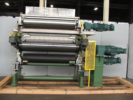 Waldron / Ross Air Systems 60" reverse roll coating station, 3 roll system, 1995 - Image 1