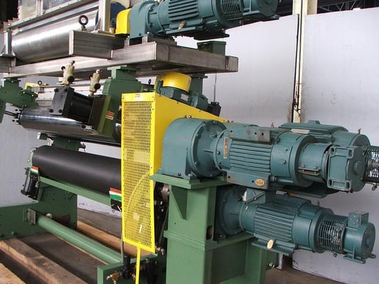 Waldron / Ross Air Systems 60" reverse roll coating station, 3 roll system, 1995 - Image 2