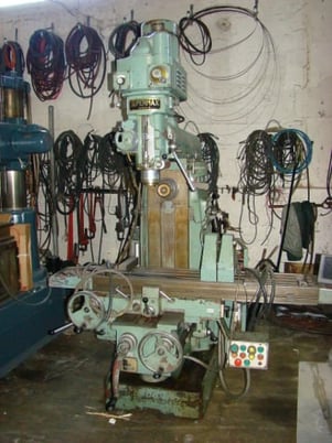 Supermax #YC-2GS, Horizontal And Vertical Milling Machine, 51.2" x11" table, 1981 - Image 1