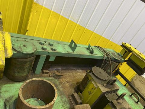 100 Ton, Hydraulic cambering press, powered sweep bender - Image 6