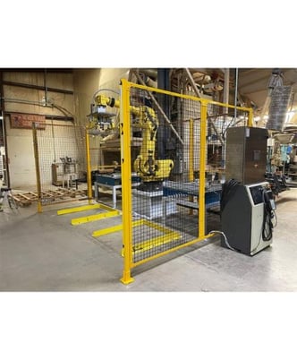 Fanuc, 410/160, Palletizing System w/controller, finger type bag gripper, pallet dispenser - Image 7