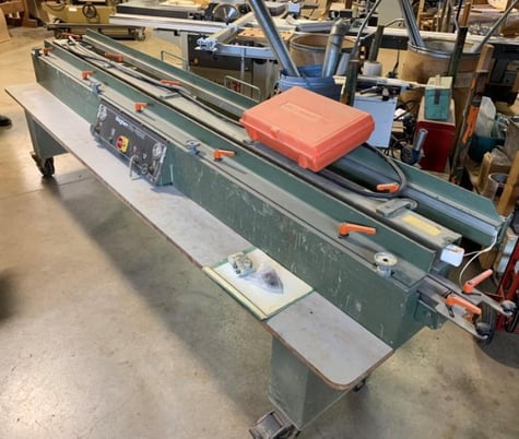 Stegherr #KPP, vertical edge gluing system, 102" working length, 2.08" max work thickness, solid edge - Image 1