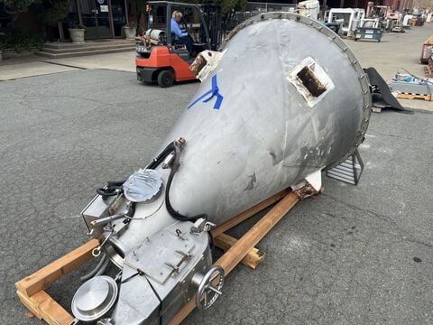 50 cu.ft. Nauta mixer, Stainless Steel, 6' diameter x 8' cone, 10 HP - Image 3