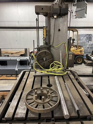 3" Sacem, horizontal boring mill, 51" X, 51" Y, 32" Z, Acu-Rite 3-Axis digital read out, NMTB40, pendant - Image 2