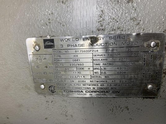 Wafios #S-140, nail header,.120"-.180" wire diameter, 1/2"- 5-1/2" nail length, 260 NPM, 10 HP - Image 8