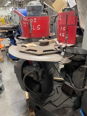 Besly #905T, D.E. vertical spindle tandem grinder, 18" capacity - Image 1