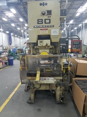 Komatsu #OBS80-2, punch press, serial #11340, 1984 - Image 1