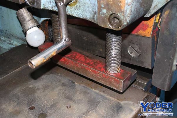 6" x 6" x 1/2" Buffalo #2-1/2B, ironworker, 105 ton, 24" throat, 7-1/2 HP, 1977, #76112 - Image 7