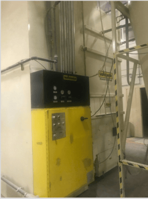 Wagner #B-286 Cymod Cyclone Powder Booth System, 5 x 7 Opening S-Cube Monocyclone - Image 4